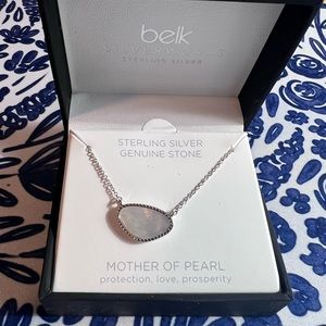 Sterling Silver Mother of Pearl necklace